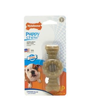 17039177411987217794.jpg Nylabone Puppy Chew Ring Bone Blister Card Petite - Image 1