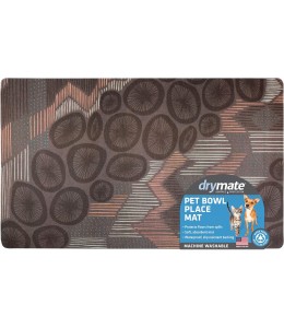 Drymate Mats For Dog & Cat Abstract Lines 12 X 20 Inch / 30 X 50 Cm