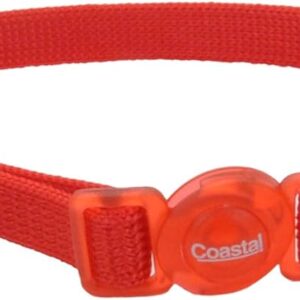 Coastal 3/8" Safety Cat Collar Red