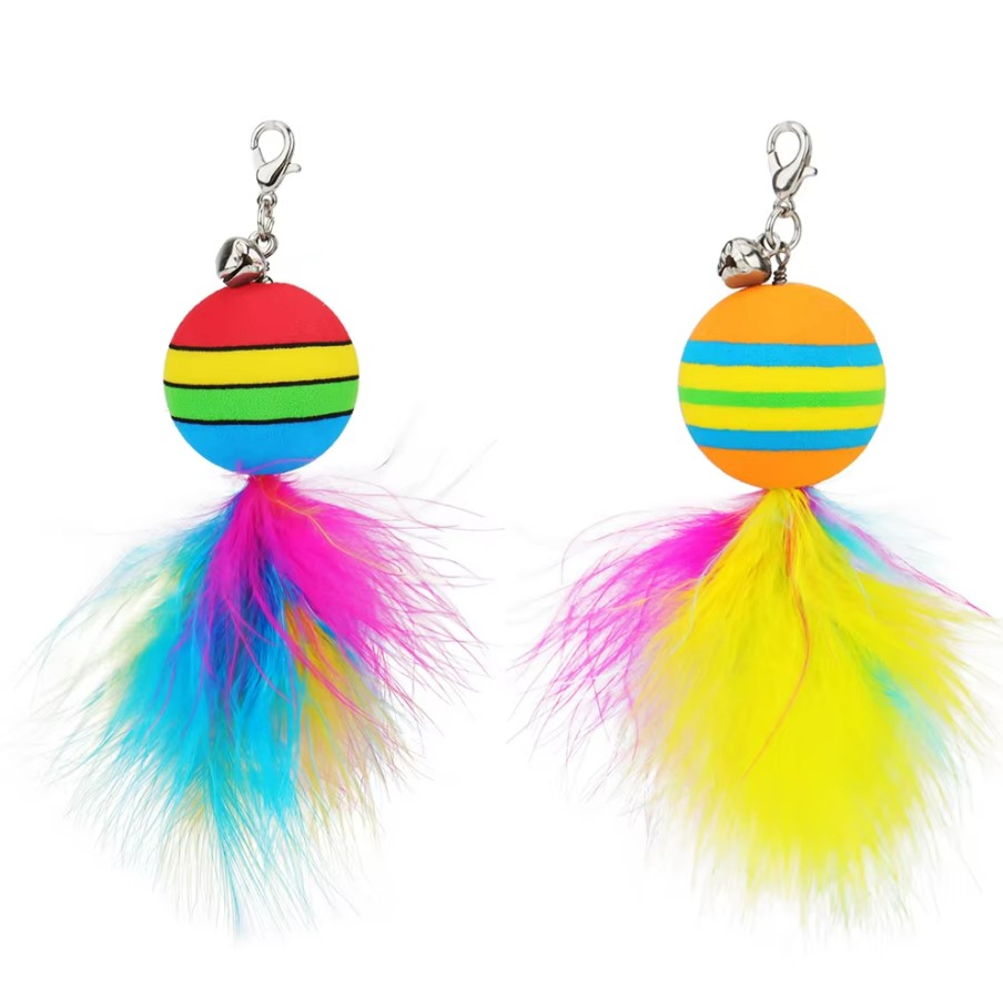 1725863375954944314.jpg Wild Catz Flutter Balls Cat Toy - 13cm - Image 1