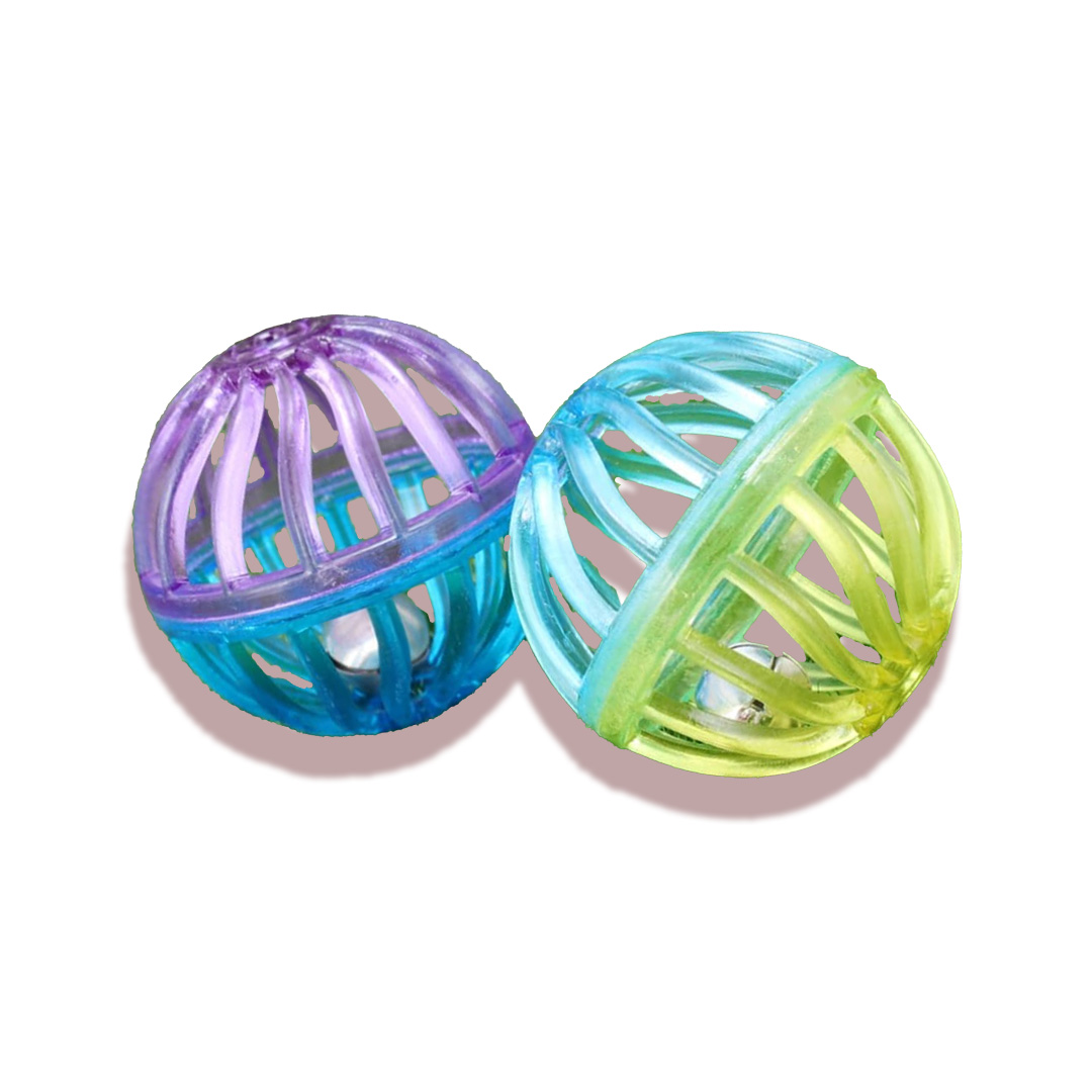1725864466917259321.jpg Wild Catz Rolling Ball Cat Toy - 3.8cm Set of 2 - Image 1