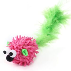 Wild Catz Hairy Tales Fabric, Feature Cat Toy (Multicolors)