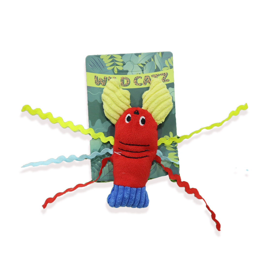 17258646551252268785.jpg Wild Catz Superman Butterfly Catnip Cat Toy - 12 x 24cm,11g - Image 1