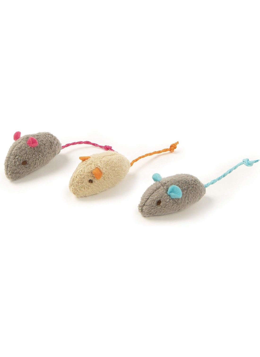 17258646761217053735.jpg Wild Catz Tripletz Mouse Cat Toy 10.5cm, 17g - Image 1