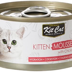 Kit Cat Tuna Mousse With Chicken Topper 80g