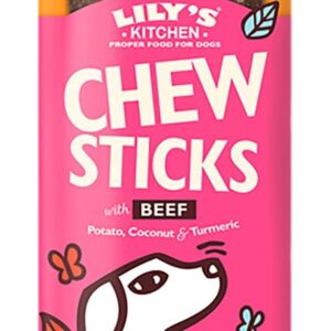 Lily's Kitchen Dog Chew Sticks w/ Beef Dog Treats (120g)