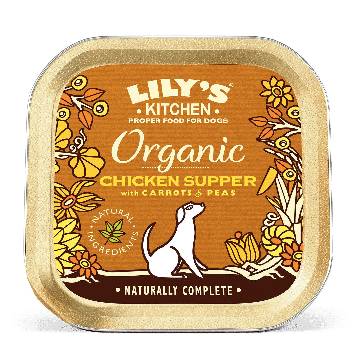 1731071841709235386.png Lily's Kitchen Organic Chicken Supper Wet Dog Food (150g) - Image 1