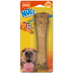 Nylabone Nubz Chicken 1Ct Card (In Shelf Tray) Xl Edible Treats
