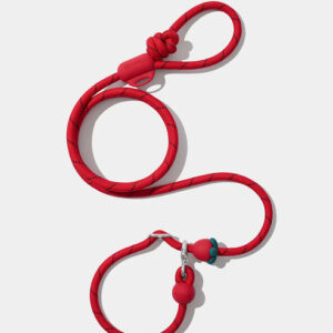 VETRESKA Connect Hands-Free Rope Leash for Pets (Strawberry)