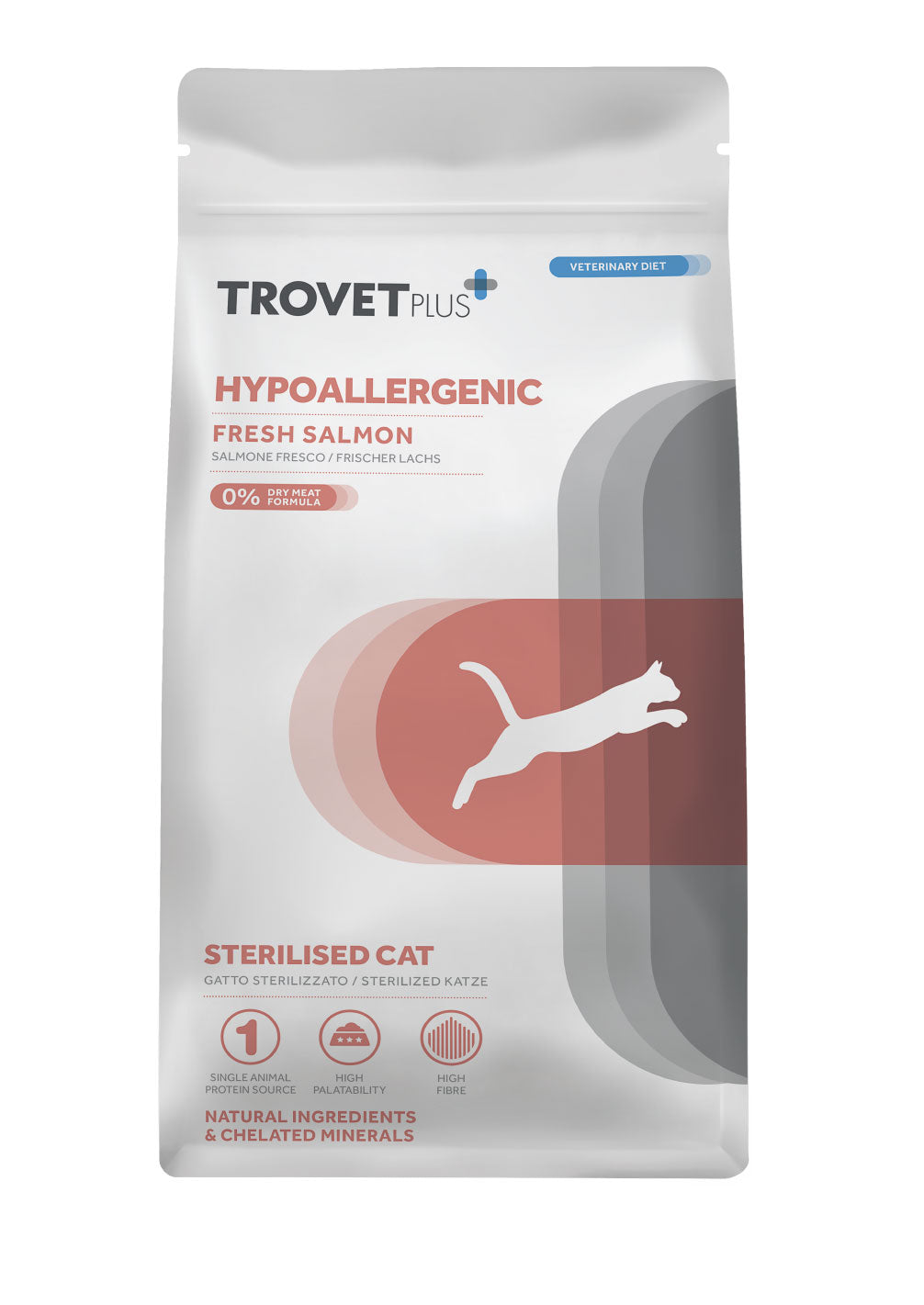 17616385691837067972.jpg Trovet Plus Sterilised Hypoallergenic Salmon Dry Food 2.5 Kg - Image 1