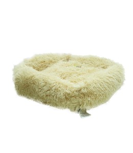 Grizzly Square Bed Off white - 90 x 56 x 18cm - Large