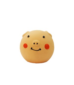 Crinkle Piggy Face Multicolor - 1PC