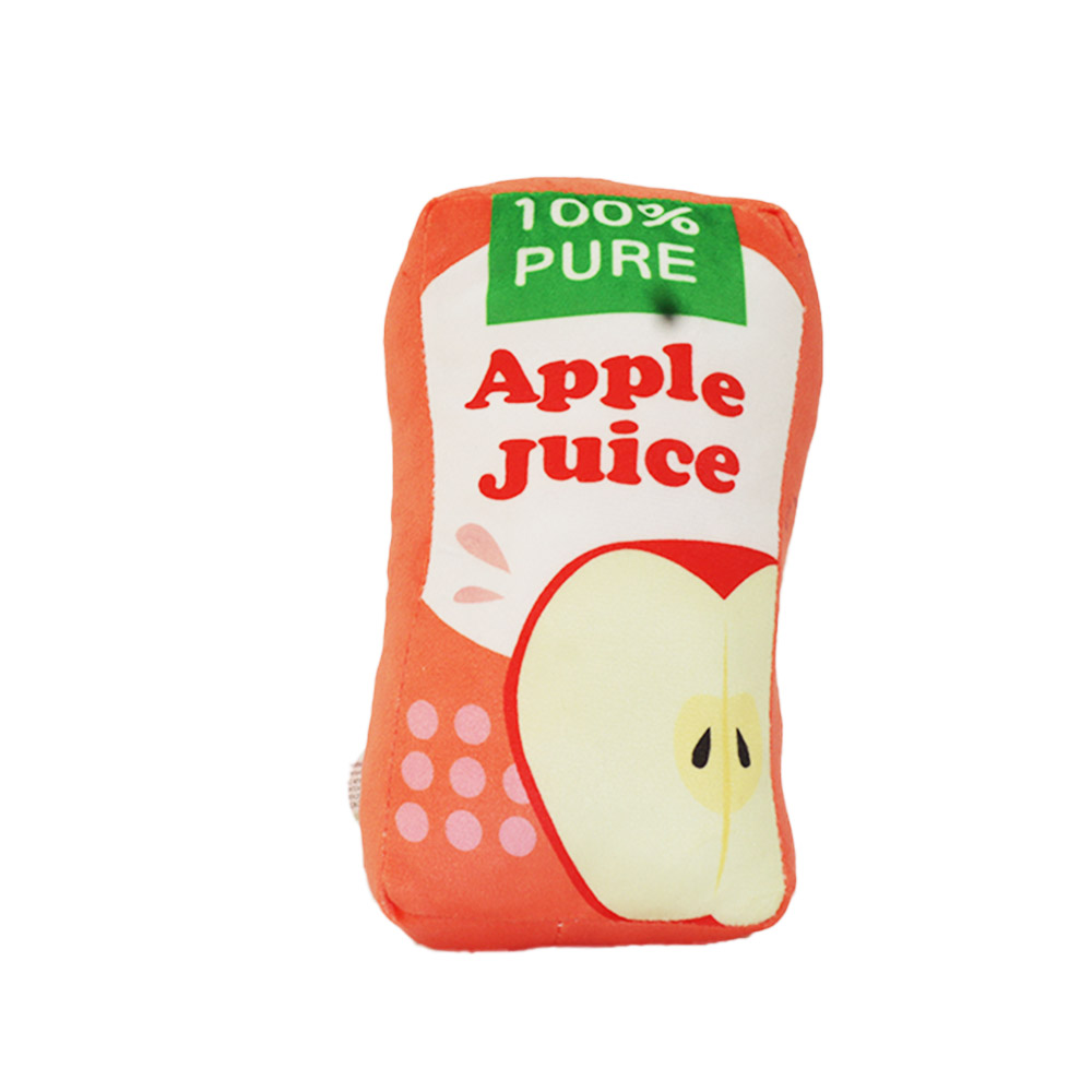 41959-Apple.jpg Plush Pet Drink EM (Assorted Colours) - 1pc - Image 1
