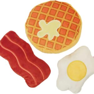 Wild Catz Poached Egg & Bacon Catnip Cat Toy Assorted Size with Multi Colours