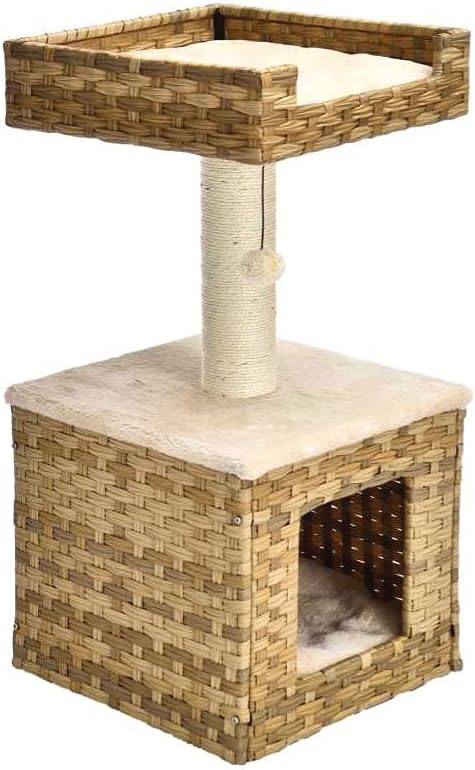 51vGyRx0wQS._AC_SL1000_.jpg NUTRA PET CAT SCRATCHER THE HIVE L41*W41*H82.5 CMS - Image 1