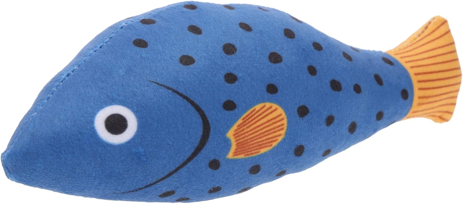 61PsnmsuzyL._AC_SL1500_.jpg Wild Catz Mr Tartar Plush Cat Toy - 20 x 8cm, 20g - Image 1