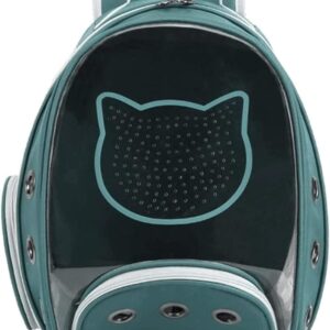 Petstranaut BackPack Bobble Cat Face Green