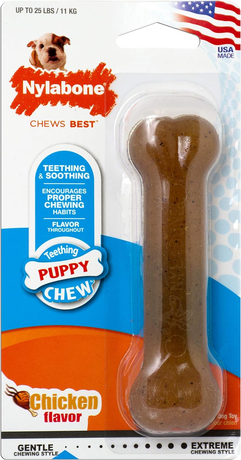817CFpF3-XL._AC_SL1500_.jpg Nylabone Puppy Bone (Wolf) - Image 1