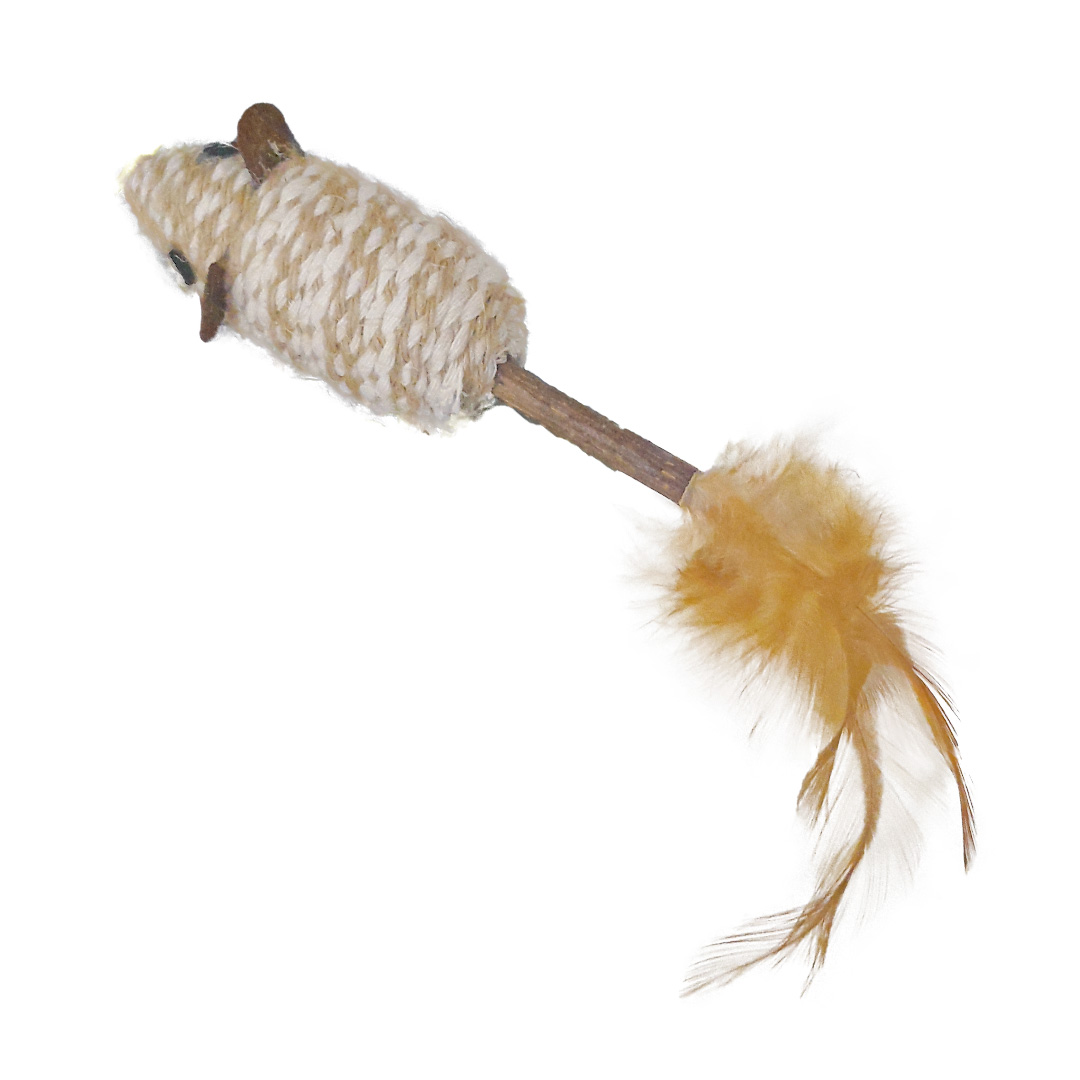 CT277.jpg Wild Catz Spiny Mouse Cat Toy - 2.8 x 22cm - Image 1