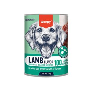 Wanpy Complete PÃ¢tÃ© Canned Food for Dogs (Lamb)  400g