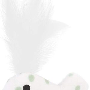 Wild Catz Hairy Whales Plush Cat Toy with Multicolour - 8cm