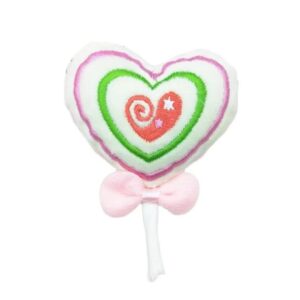 Wild Catz Lollyz Plush Catnip Cat Toy with Multicolours 7 x 8cm -1pc