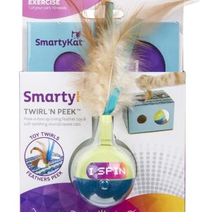 SmartyKatÂ® Twirl & Peekâ„¢ Electronic Motion Cat Toy