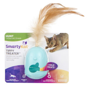 SmartyKatÂ® Tippy Treaterâ„¢ Wobbler Cat Toy and Treater