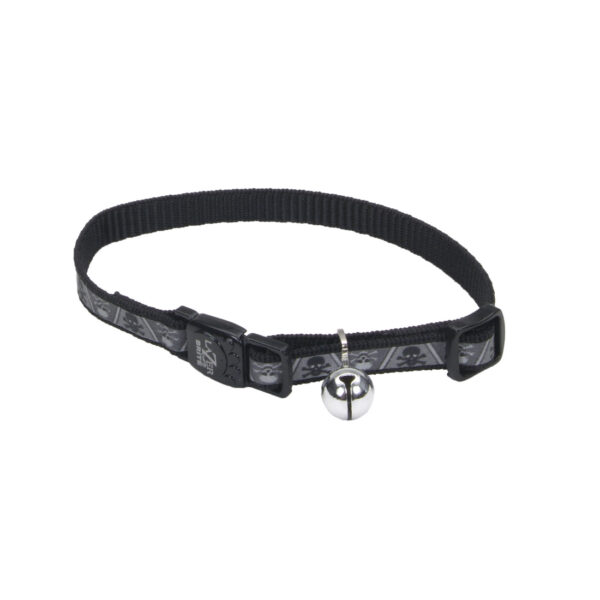 Coastal 3 8 Safe Cat Lazer Black Reflective Adj. Break Away Collar