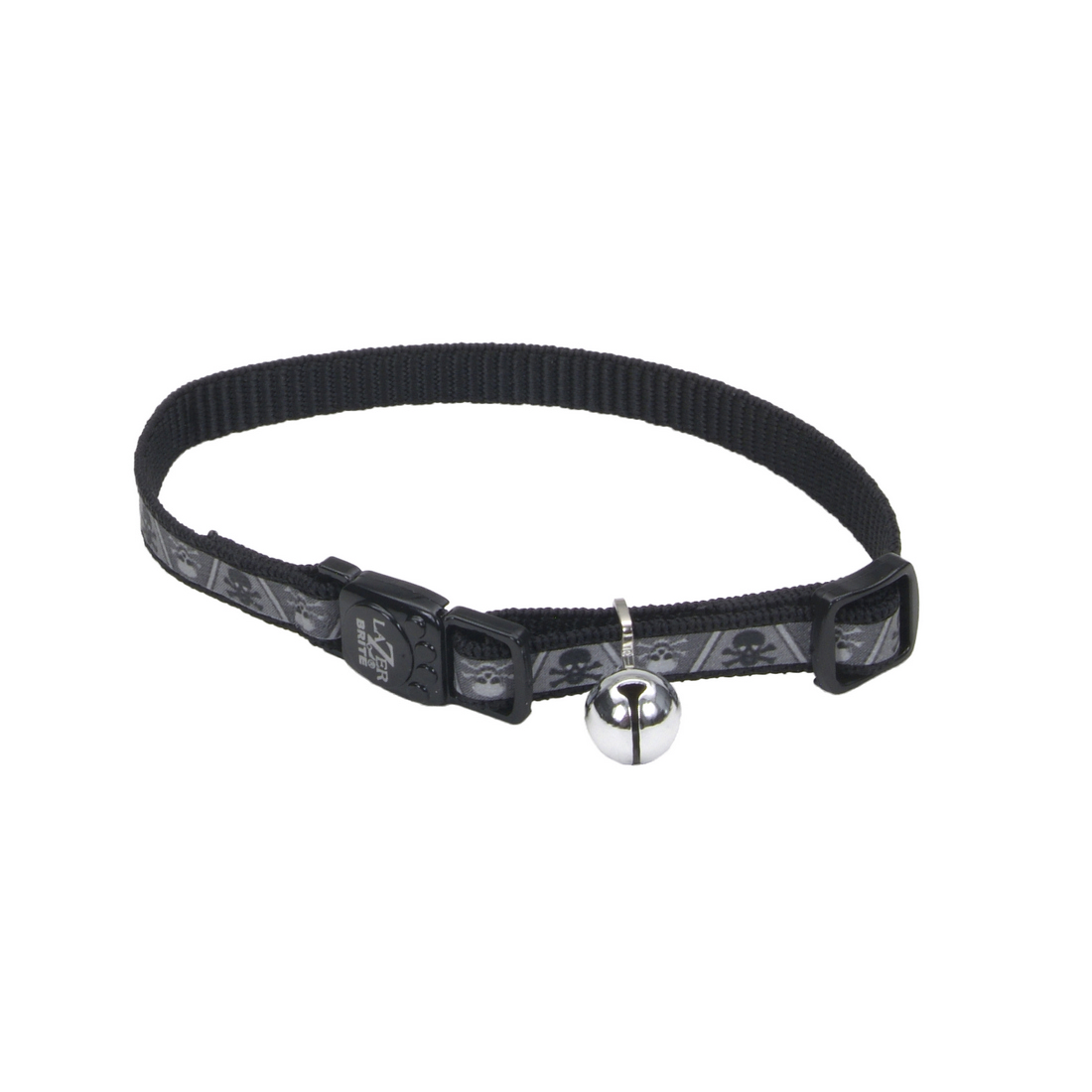 main-1048.jpg Coastal 3 8 Safe Cat Lazer Black Reflective Adj. Break Away Collar - Image 1