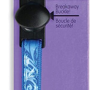ASPEN PET FASHION CAT COLLAR 3/8" X 8-12" FERN BLUE