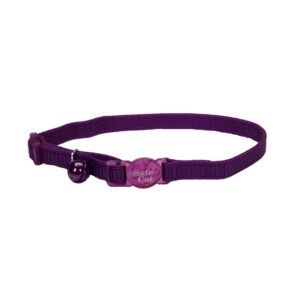 Coastal 3 and SafeCat Nylon Breakaway Collar Purple