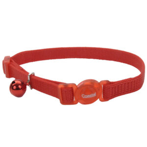 Coastal 3 and SafeCat Nylon Breakaway Collar Red