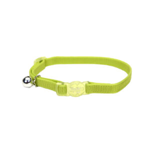 Coastal 3 and SafeCat Nylon Breakaway Collar Lime