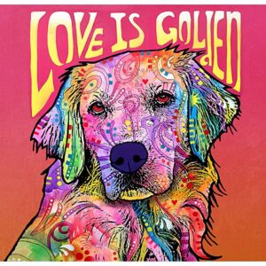 Dry Mate Placement Mats For Dogs Love Is Golden 16 X 28 Inches