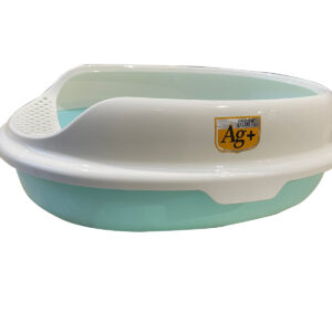 Nutrapet Small Open Cat Toilet L32cmX W43cmsXH14.3 Cms Blue