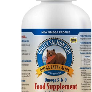 Grizzly Salmon Oil Omega Plus - 4 oz