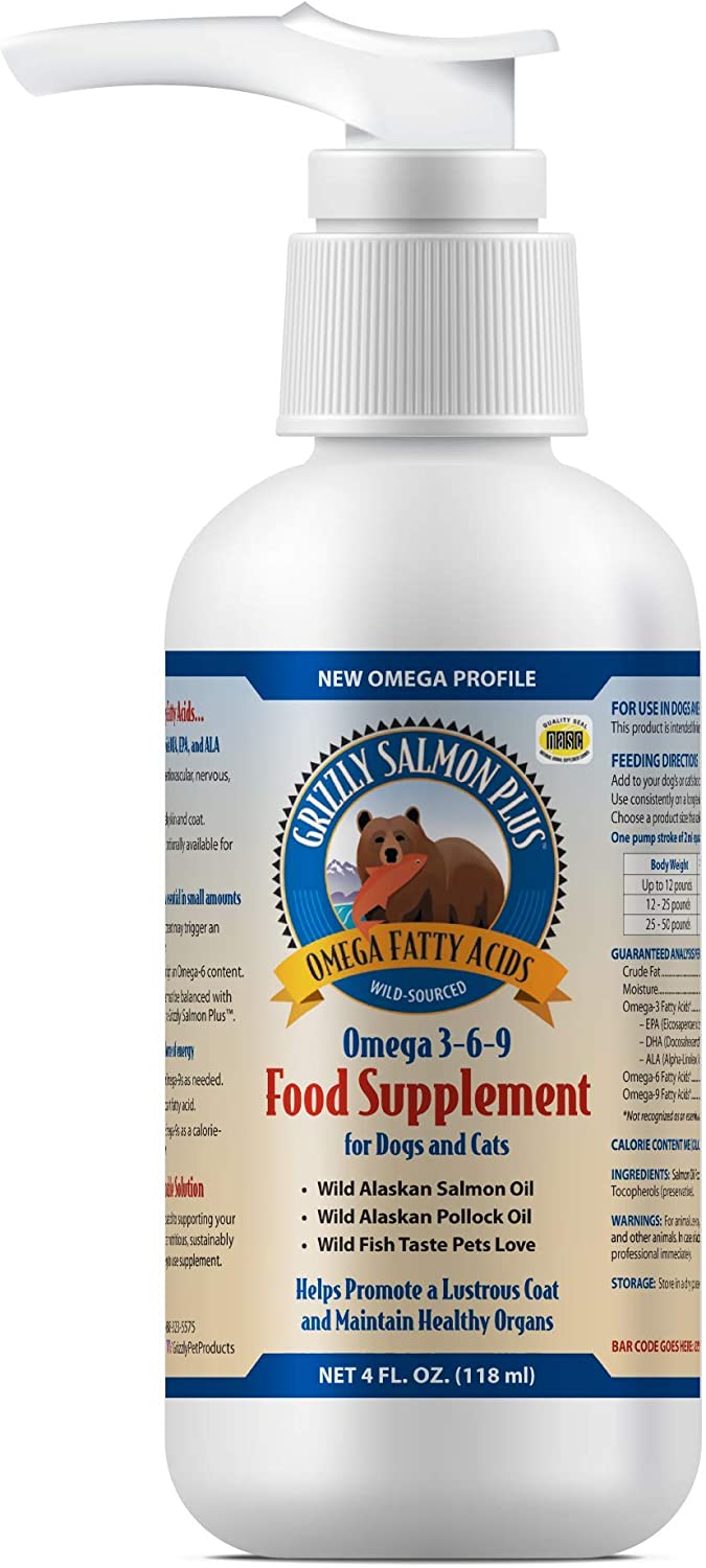 main-1143.jpg Grizzly Salmon Oil Omega Plus - 4 oz - Image 1