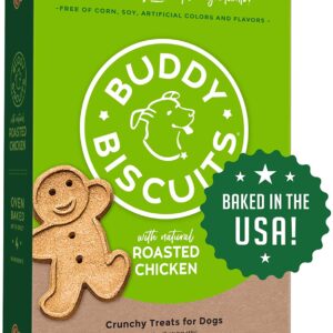 Buddy Biscuits Crunchy Treats With Roasted Chicken - 16 Oz
