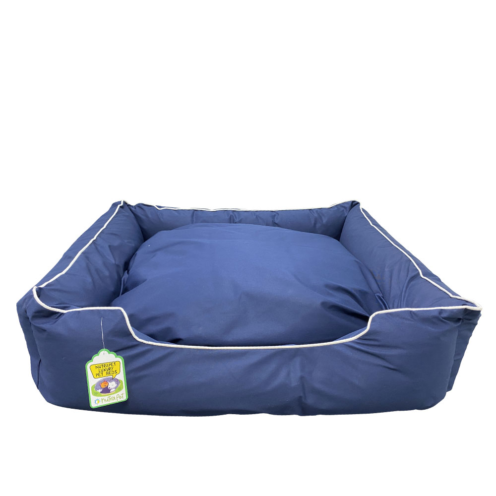 main-132.jpg NutraPet L-84CM W-74CM H-26CM W/R LOUNGER BED NAVY M - Image 1