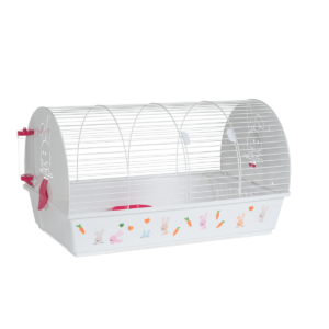 VOLTREGA SPAIN RABBIT CAGE 990 WHITE FUCHSIA 46x 80 x 44 cm.