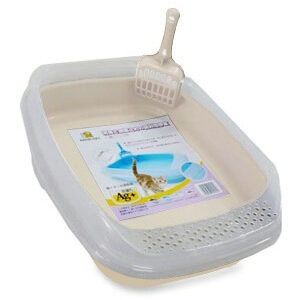 Nutrapet Cat Toilet Little Cat Litter Cream Box 46*36.6*11 cm