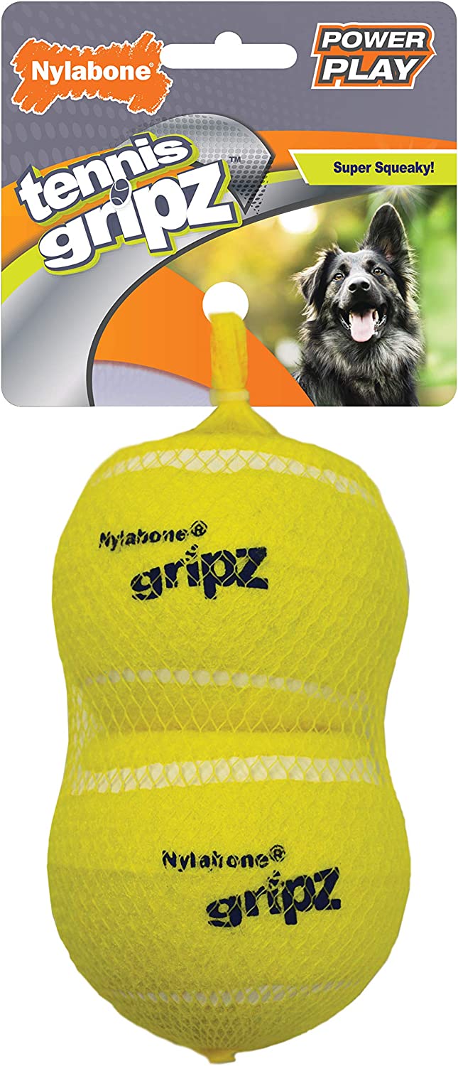 main-173.jpg Nylabone Play Tennis Ball LG 2pk 3.5in - Image 1
