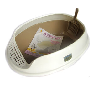Nutrapet Cat Toilet Deodorized Cat Litter Brown Box 50*38*20 cm