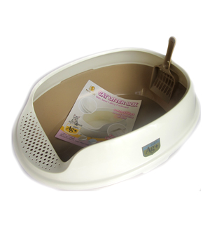 main-20.jpg Nutrapet Cat Toilet Deodorized Cat Litter Brown Box 50*38*20 cm - Image 1