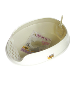 main-21.jpg Nutrapet Cat Toilet Deodorized Cat Litter Cream Box 50*38*20 cm - Image 1