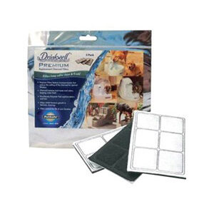 Pet Safe Drinkwell Premium Replacement Charcoal Filters (3-Pack) Pet Fountain Accessories