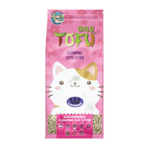 NutraPet Tofu Clumping Cat Litter Lavender Sticks - 7 Liters