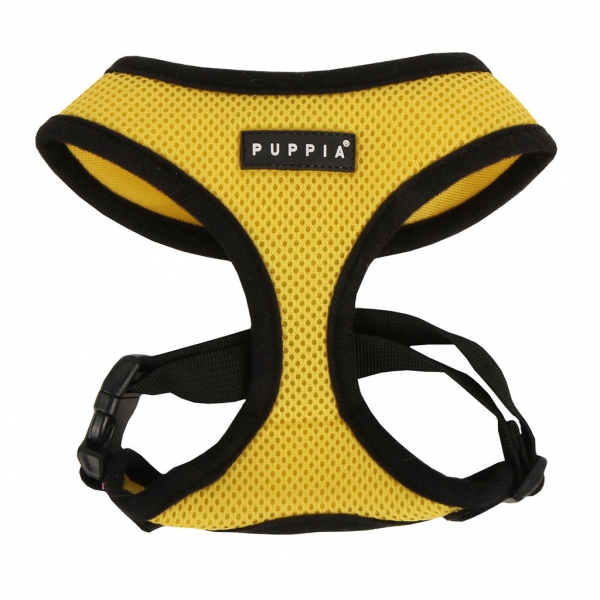main-255.jpg PUPPIA SOFT HARNESS YELLOW L Neck 14.5' Chest 20-29" - Image 1