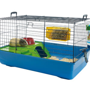 Savic Cage Nero 2 deluxe guinea pig blue/Ass.80x50x44cm